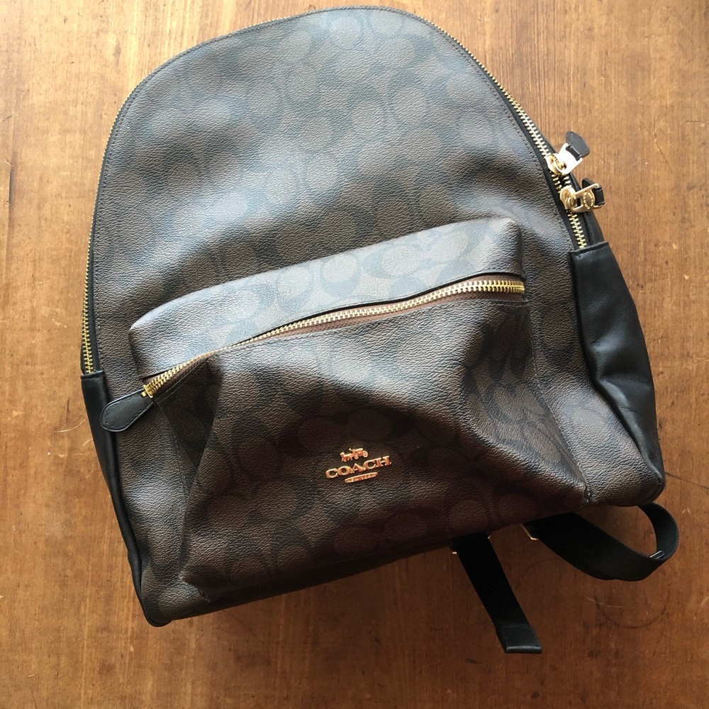 Coach Monogram Backpack Like New without Tags